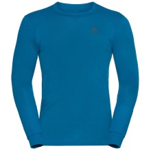 Odlo Long Sleeve Active Warm Eco (warm, soft, brushed inside) Underwear blue Men